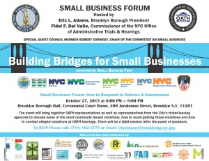 Brooklyn BP and OATH Small Business Forum