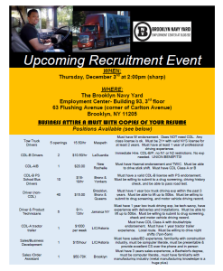 Bk Navy Yard Recruitment Event