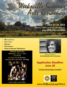 Weeksville Summer Arts Residency