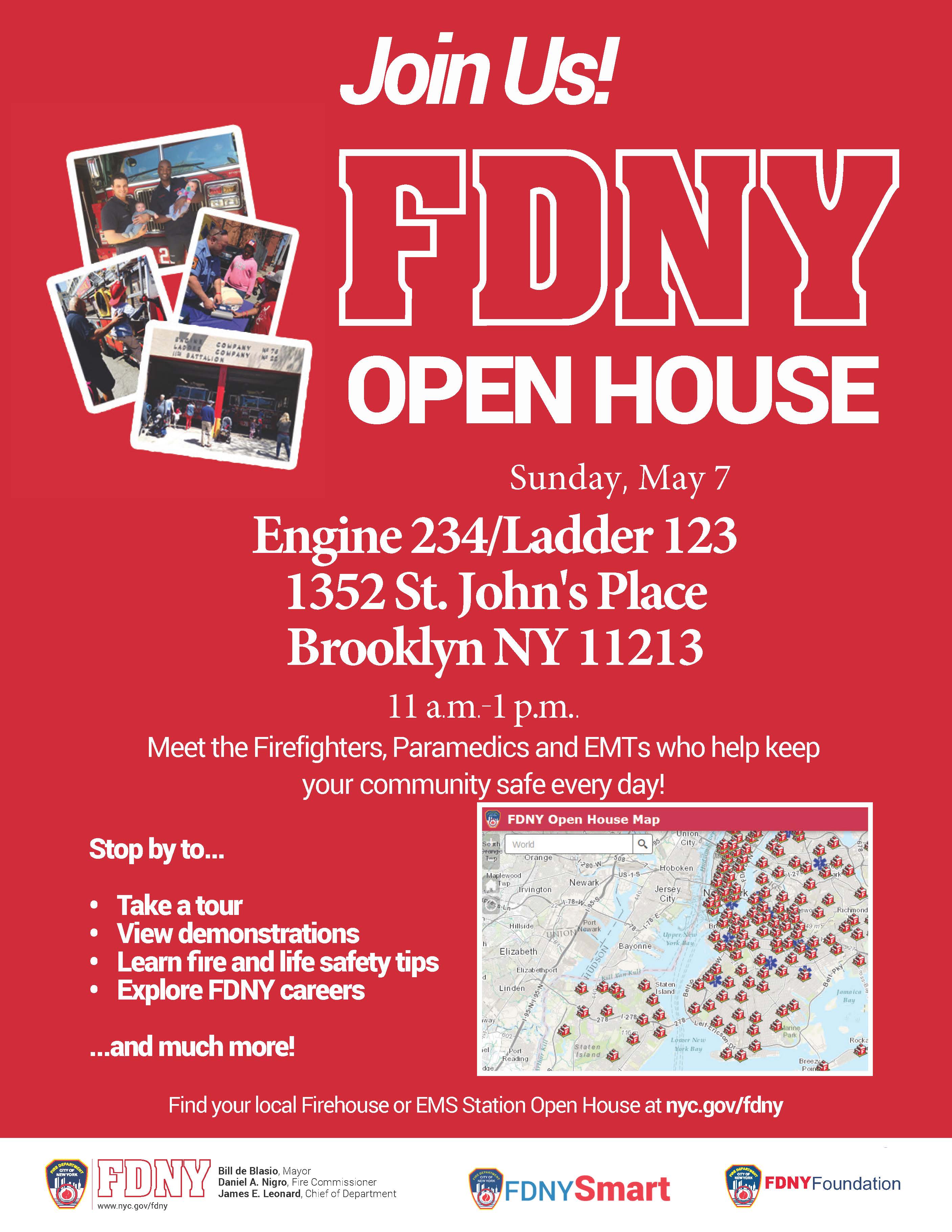 FDNY Open House Community Board 8 Brooklyn